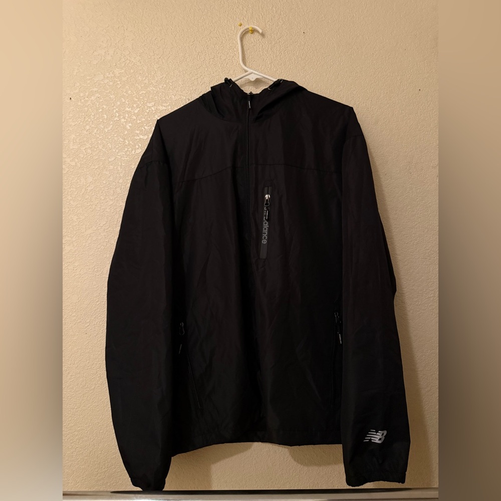 New Balance Men's Black Windbreaker
